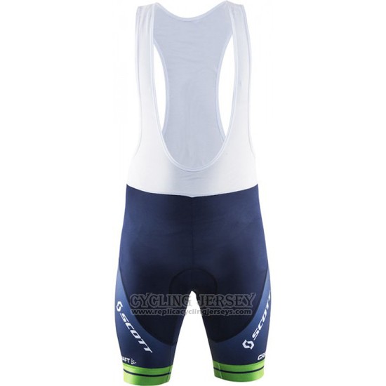 2016 Cycling Jersey Orica GreenEDGE White and Blue Short Sleeve and Bib Short